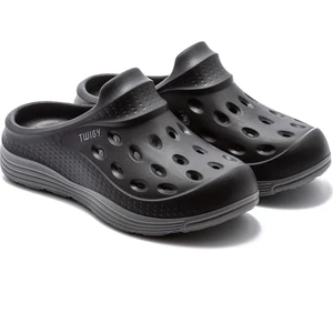 Manuel Erkek Terlik Siyah-Gri 41/45