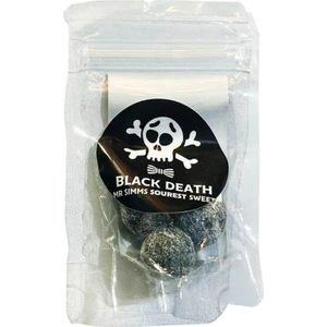 Black Death Mr Simms Sourest Sweet Candy 25G