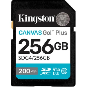 Kıngston 256GB Sd Canvas Go+ SDG4/256GB