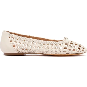 Kadın Bej Örgülü Babet 25SFD443729