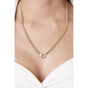 Fiyonk Kuyumculuk 14 Ayar Altın Otto Zincir 4.80 mm