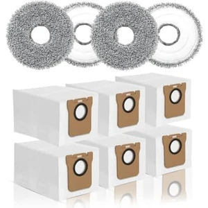 Dreame L10S Ultra L10 Ultra L10 Prime L20 Ultra Için Toz Torbası Mop Bezleri, 6 Elektrikli Süpürge Torbası Islak Mop Pedleri (Yurt Dışından)