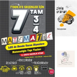 Newton Yayınları 7 Den 8 E Geçenler Için Matematik Hazırlık Kitabı+Zihin Deneme-New-7