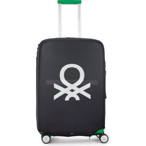 United Colors Of Benetton Orta Boy Koruyucu Valiz Kılıfı Likralı Siyah