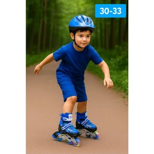 Ayarlanabilir-Işıklı-Tek Sıra ve Çift Sıra Kullanılabilen Paten 30-33 Numara