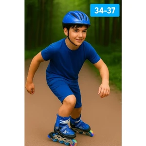 Ayarlanabilir-Işıklı-Tek Sıra ve Çift Sıra Kullanılabilen Paten 34-37 Numara
