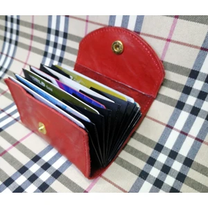 Gerçek Deri Akordiyon Kartlık