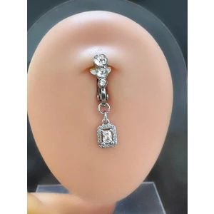 Deliksiz Kullanıma Uygun Fake Klipsli Göbek Piercingi