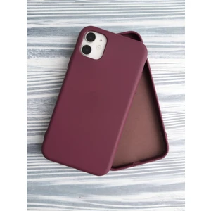 Pirok Store İphone 11 İle Uyumlu Logosuz Lansman İçi Kadife Esnek Silikon Kılıf