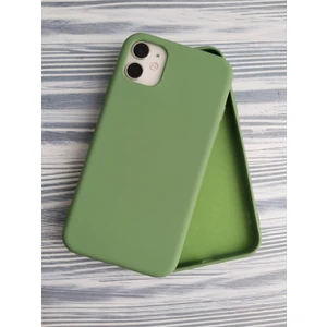 Pirok Store İphone 11 İle Uyumlu Logosuz Lansman İçi Kadife Esnek Silikon Kılıf