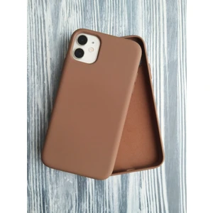 Pirok Store İphone 11 İle Uyumlu Logosuz Lansman İçi Kadife Esnek Silikon Kılıf
