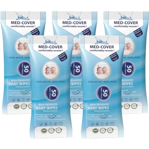 Med- Cover Pişik Önleyicili Bebek Temizleme Mendili 50'li 5 Paket