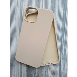 Pirok Store Apple iPhone 14 (6.1) Uyumlu Lansman Içi Kadife Silikon Kılıf