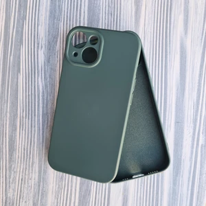 Pirok Store Apple iPhone 15 Uyumlu Kamera Korumalı Içi Kadife Silikon Kılıf