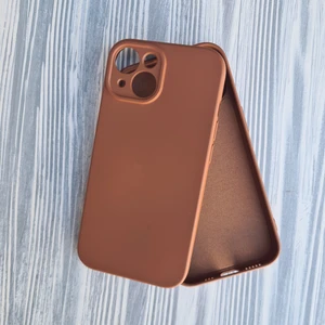Pirok Store Apple iPhone 15 Uyumlu Kamera Korumalı Içi Kadife Silikon Kılıf