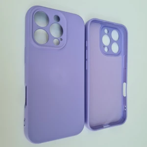 Apple iPhone 16 Pro Kamera Korumalı İle Uyumlu LOGOSUZ Içi Kadife Lansman Silikon Kılıf