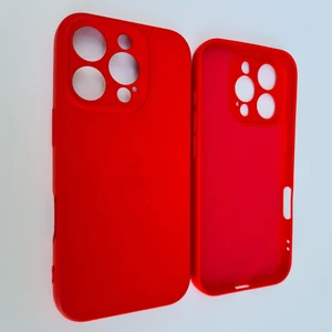 Apple iPhone 16 Pro Max (6.9inç) İle Uyumlu Logosuz Kamera Korumalı Içi Kadife Lansman Silikon Kılıf