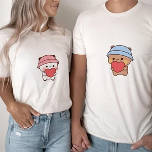 Etoile Studio Bubu Dudu Sevgili Tişörtü | Sevgililer Günü Hediyesi | Unisex Oversize Çift Kombini