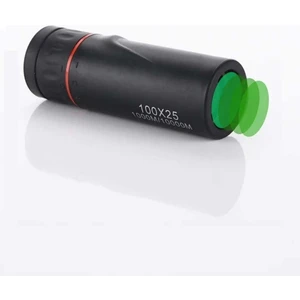 100x25 Zoomlu Yüksek Çözünürlüklü Tek Gözlü Monoküler Dürbün