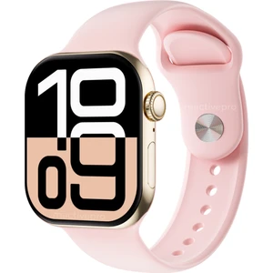 Watch 10 Pro Plus Akıllı Saat Tüm Telefonlara Uyumlu Koruyucu  Büyük Ekran Akıllı Saat Rose Gold