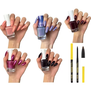 Oje 5 Li Set Summer Yaz Aura 449-433-07-434-435 + Elite Kajal Kaherengi Göz Kalemi