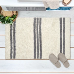 Soft Lucia Banyo Paspası - Beyaz - 60X100 cm