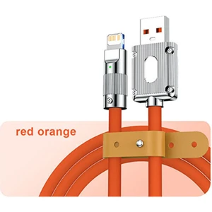 Senal Store Apple Uyumlu USB To Lightning 120W 6A Turbo Hızlı Şarj ve Data Kablosu Apple iPhone Ios Uyumlu Esnek Kopmaz