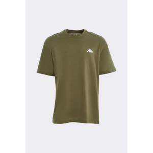 Mateo Erkek Haki Oversize Fit Tişört
