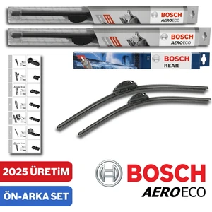 Vw Caddy Ön Arka Silecek 2004-2006 Bosch Aeroeco-Rear