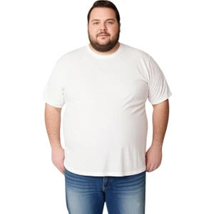 Erkek Büyük Beden Oversize Kısa Kollu T-Shirt 3xl 4xl 5xl 6xl 7xl 8xl 9xl