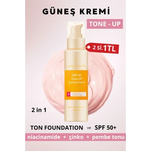 Güneş Kremi Spf 50+ Pembe Yüz Güneş Kremi Pink Touch Ton Eşitleyici Yüksek Koruma Uva