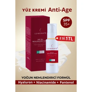 Nemlendirici Yüz Kremi Cilt Hyaluron Niacinamide Pantenol Güneş Kremi 35+ Spf 100 Ml