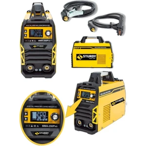 Power Tools Special Model Çift Kartlı Technology Super Ultrasonıc 200  Dijital Göstergeli Invertör Kaynak Makinası