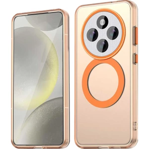 Xiaomi Redmi 14C Kılıf Kamera Çıkıntılı Mat Magsafe Özellikli Kenarları Renkli Premium Sert Kapak