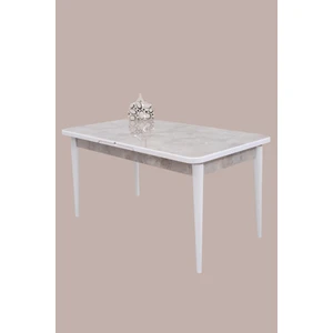 Duru Mdf Lak Panel Açılır Yemek Mutfak Masası 90X160