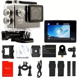 4K 30FPS Full Hd Aksiyon Kamerası 1080P Su Geçirmez  Wifi