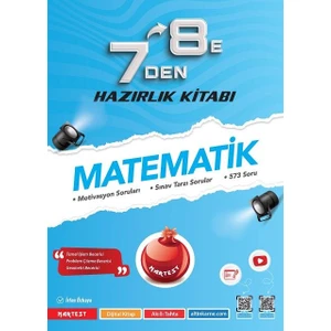 Nartest Yayınevi 7 Den 8 E Matematik Hazırlık Kitabı LGS Sınavına Hazırlık 216 Sayfa