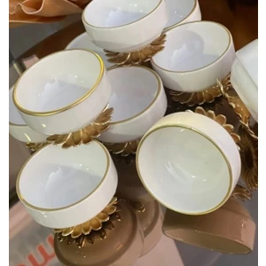 6 Lı Lüx Kahve Yanı Mini Lokumluk Şekerlik Sosluk Reçellik Çerezlik Kase 6 Lı Lüx Kahve Yanı Mini Lokumluk Şekerlik Sosluk Reçellik Çerezlik Kase