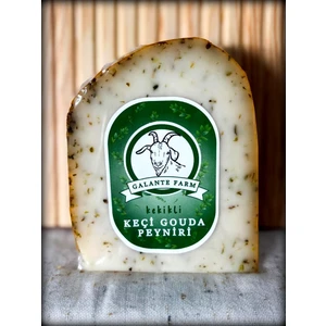 Galante Farm Keçi Gouda Peyniri - Hardallı - 1kg