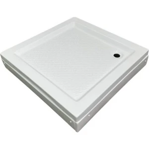 90X90 Kare Panelli ve Ayaklı Akrilik Duş Teknesi