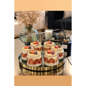 4 Adet Cam Kavanoz Siyah Kapak Magnolia-Yoğurt-Marmelat-Reçel Kavanozu (330 Ml)