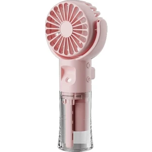 Şişe Sisleme Fanı, Şarj Edilebilir Taşınabilir Ayarlanabilir Küçük Fan, 4 Hızlı Su Püskürtme Fanı