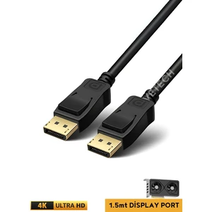 Display Port Kablo 1.5mt Oyuncu Bilgisayarı Için Dp To Dp 4K Hd 144Hz - 165Hz Monitör Kablo