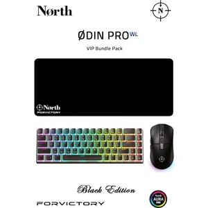 Odin Pro Wl Oyuncu Mouse + Odin Pro WL68 Oyuncu Klavyesi Vıp Kablosuz Oyuncu Klavye Mouse Seti