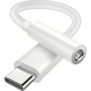 Bukrem Store Apple Uyumlu Type-C To 3.5mm Aux Dönüştürücü Adaptör – Yüksek Ses Kalitesi | iPad Pro, iPad Air ve MacBook Modelleri ile Uyumlu Kulaklık Adaptörü