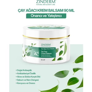 Zinderm Çay Ağacı Yağı Kremi, Balsamı 90 ml