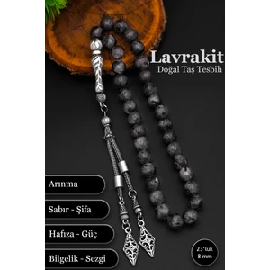 Erkek Doğal Taş Tesbih Lavrakit Tesbih 8 mm BT038