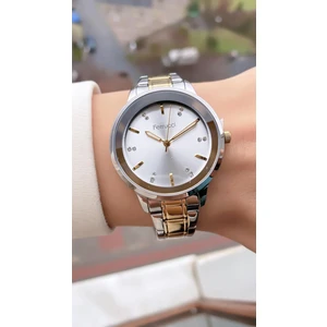 Kadın Kol Saati Fc 01104 Kare Model Altın Renk Içi Yeşil Orjinal 2 Yıl Garantili + Bileklik Hediyeli