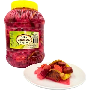 Çubuk Kaplan Turşuları 5 kg Acılı  Karışık Turşu