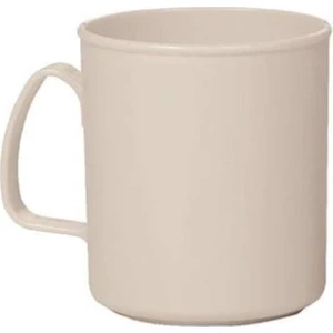 Plastik Kulplu Kupa Bardak Plastik Su, Meşrubat Bardağı 300ML 8,5(H)X7,5cm